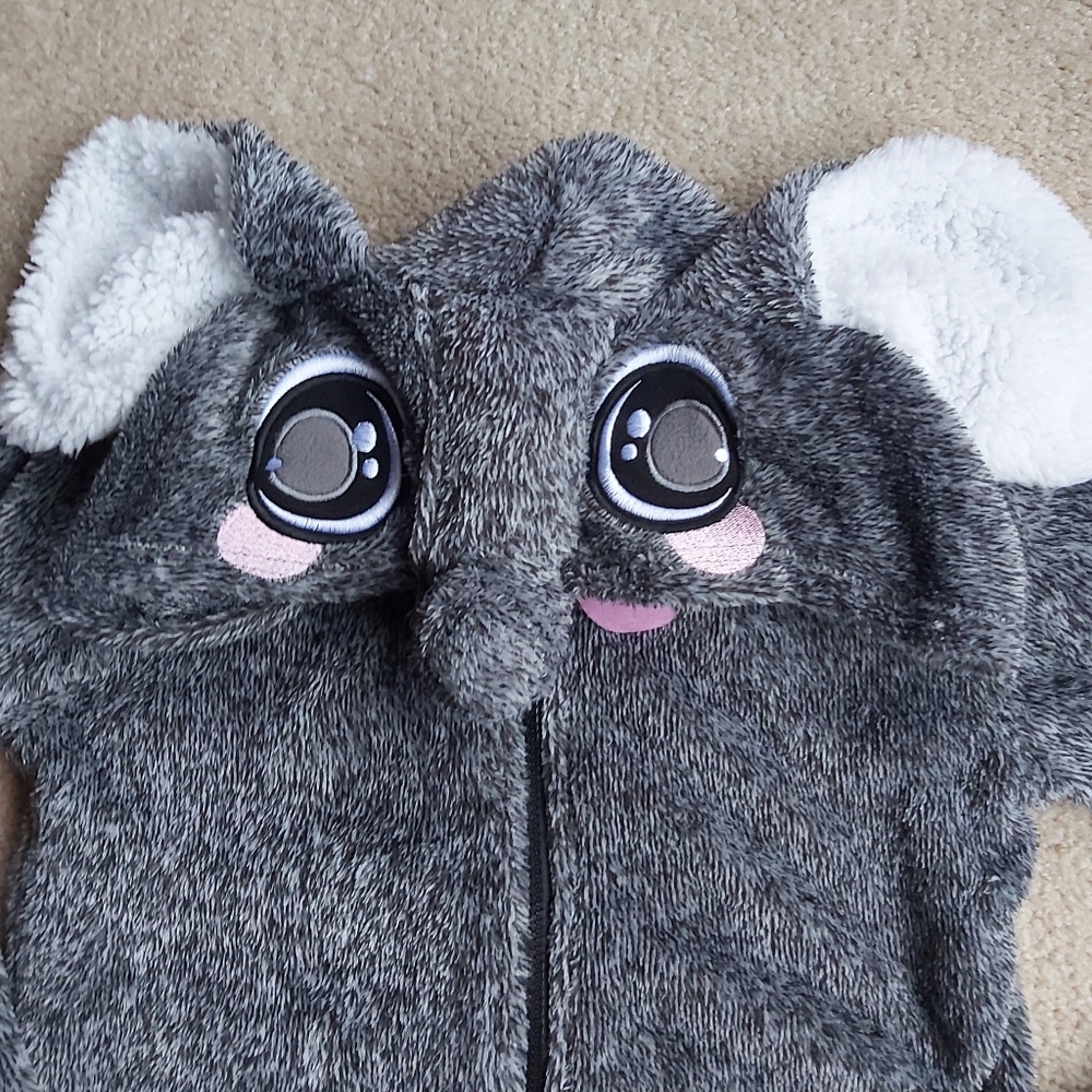 FUNZIETIME Plush Adult Elephant Onesie
